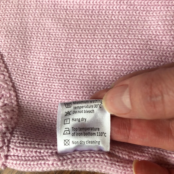 Ashmi & Co. Never Worn Pink Knit Baby Romper with Button Details - Picture 8 of 12